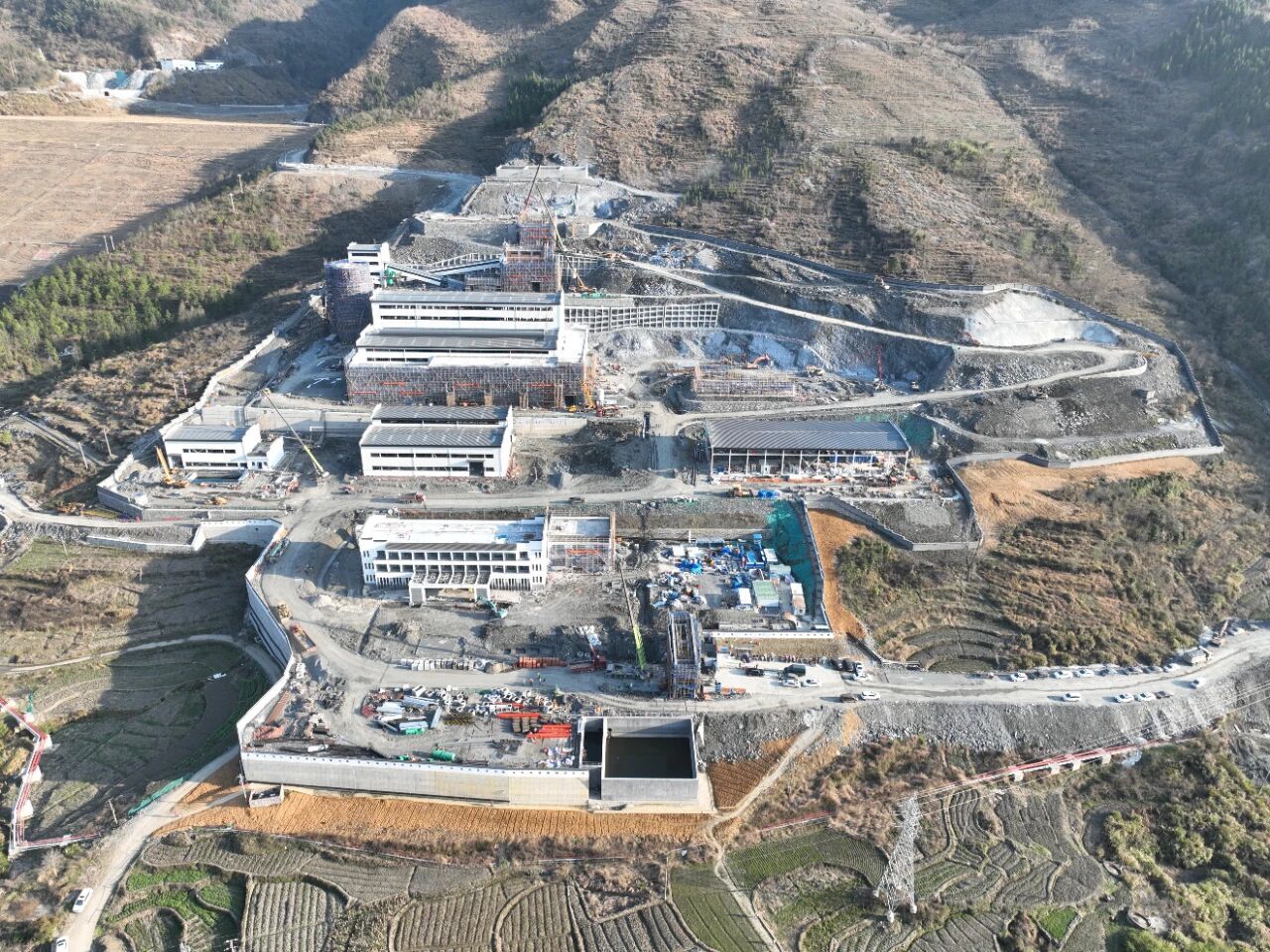 长沙矿冶院总承包建设的香炉山钨业新选厂技改项目单机试车成功